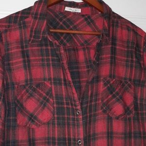 Maurices Plaid Top